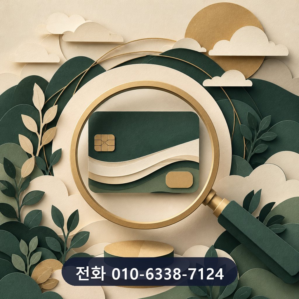 카드깡 업체 한도 확인 이미지